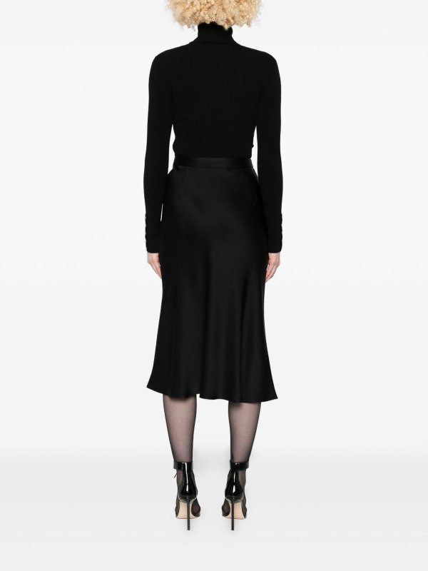 Knielanges Kleid - Schwarz shop online: ELISABETTA FRANCHI