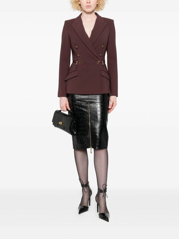 The Best Shops ELISABETTA FRANCHI: Blazer - Blazer - Rojo Oscuro