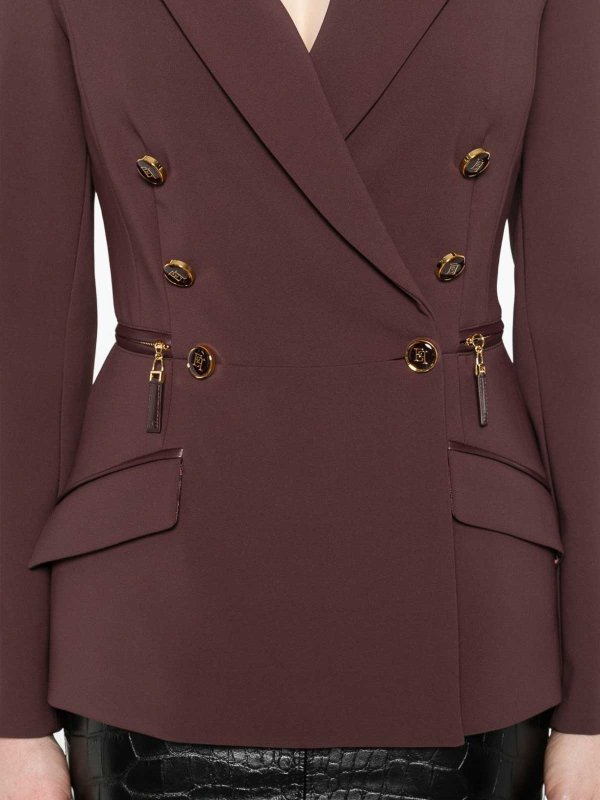 ELISABETTA FRANCHI buy online Blazer - Rojo Oscuro