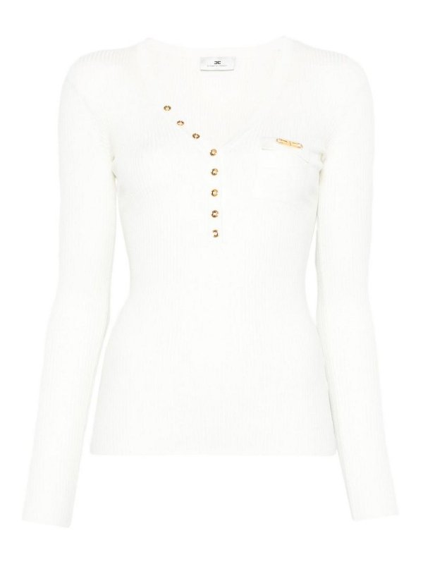 ELISABETTA FRANCHI: maglia collo rotondo - Maglione