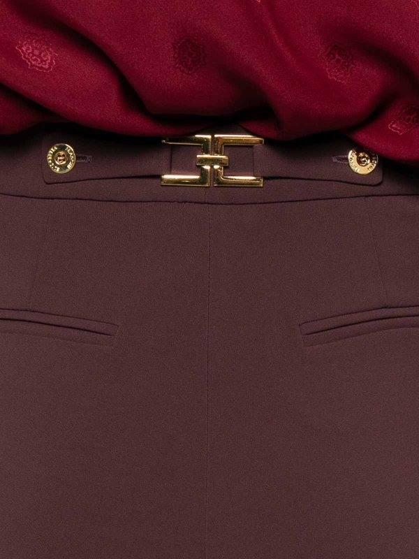 ELISABETTA FRANCHI buy online Pantalón Casual - Rojo Oscuro