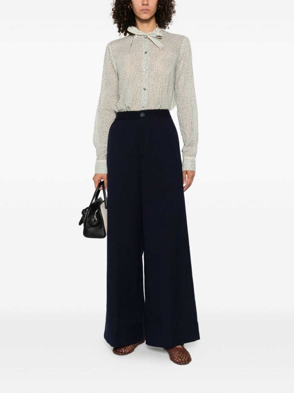 FORTE FORTE: カジュアルトラウザー online - カジュアルパンツ - ブルー