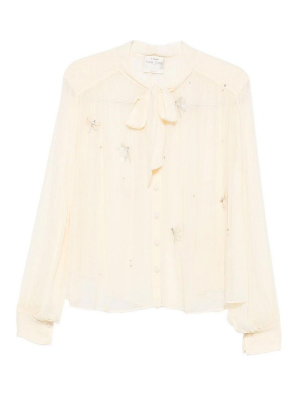 FORTE FORTE: Chemises - Chemise - Beige