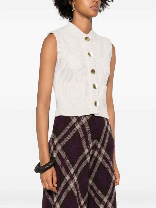 Rundhalspullover - Weiß shop online: FORTE FORTE