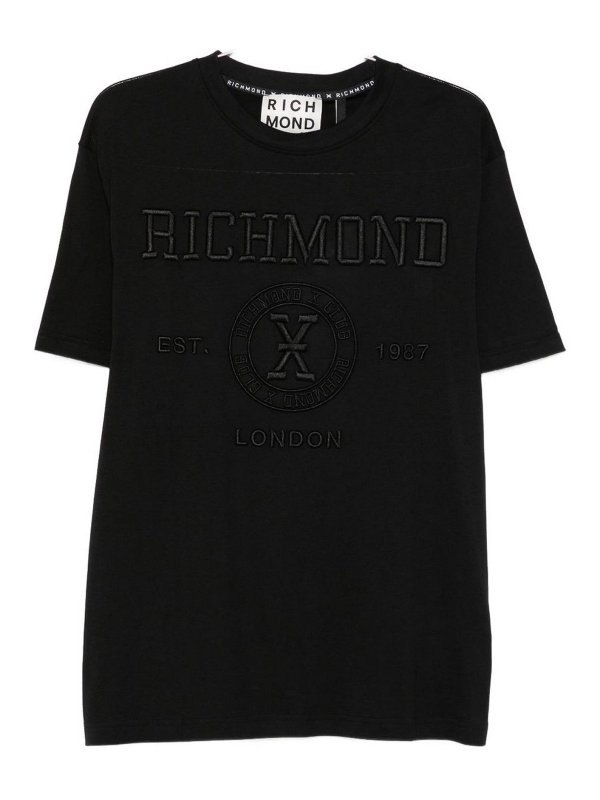 JOHN RICHMOND: maglia collo rotondo - T-shirt del collo dell
