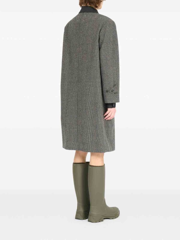 Maison Margiela buy online Long Single-Breasted Wool Coat