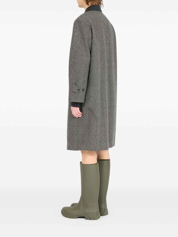short coats shop online Long Single-Breasted Wool Coat