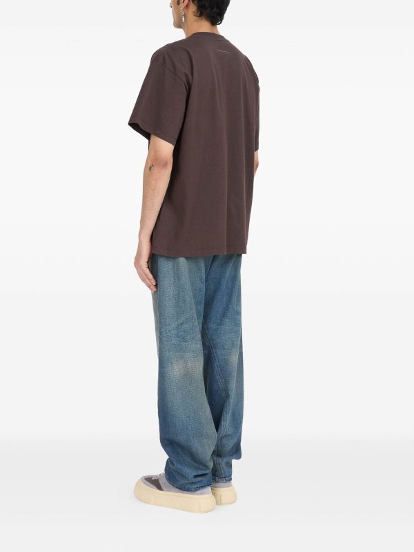 Strickpullover mit Rundhalsausschnitt shop online Rundhalspullover - Braun