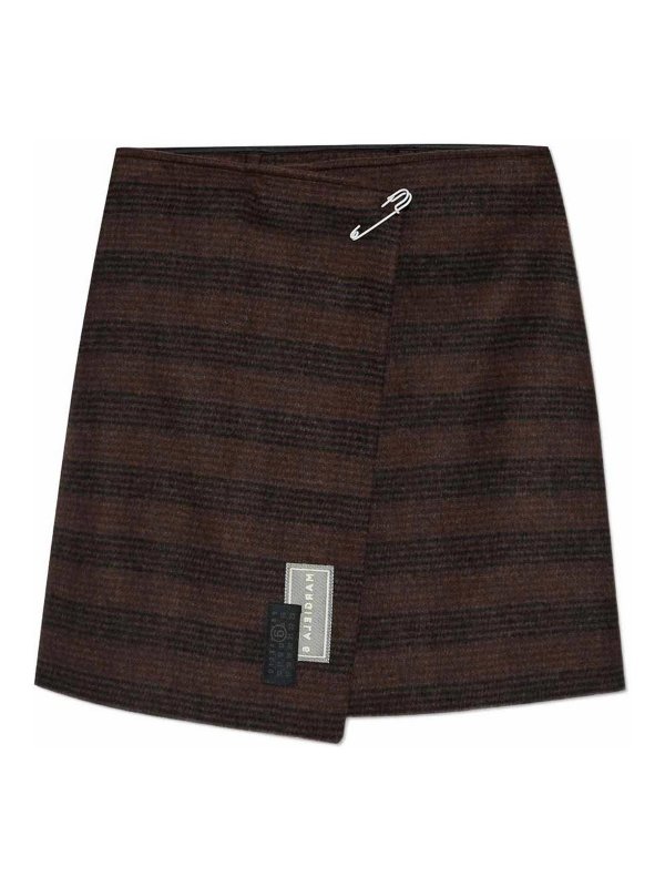 MM6 MAISON MARGIELA: Knee length skirts & Midi - Skirt