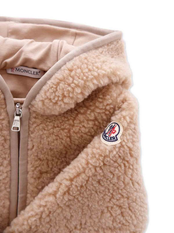 MONCLER: 毛皮＆シアリングコート online - 毛皮/ムートンコート - ブラウン
