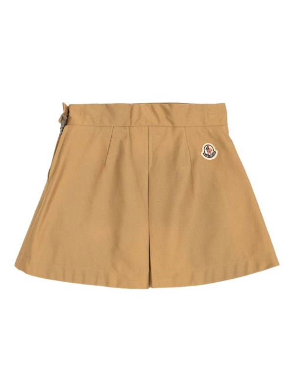 膝丈/ミディスカート - ベージュ shop online: MONCLER