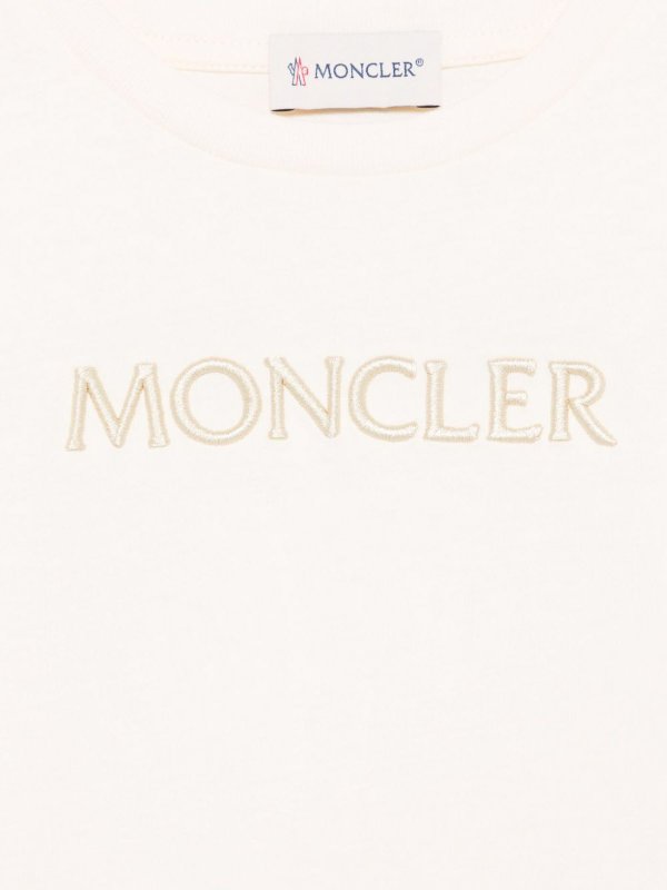 MONCLER: T-shirts online - T-Shirt - Beige