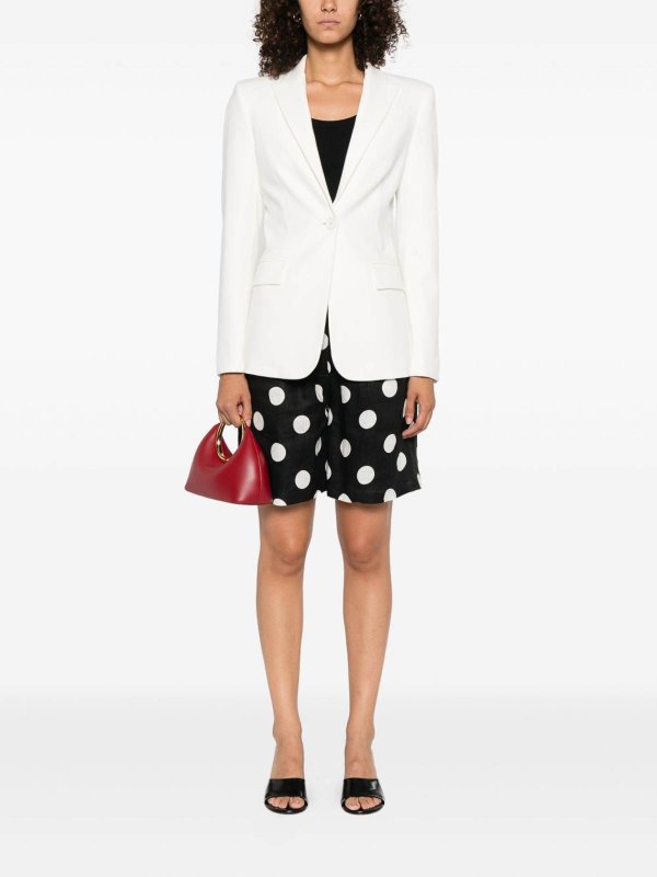Pinko: blazers online - White Single-Breasted Blazer