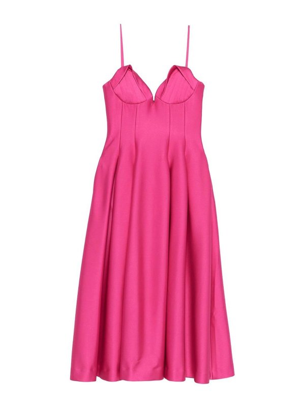 REBECCA VALLANCE: Robe longueur genou - Robe Au Genou - Couleur Chair