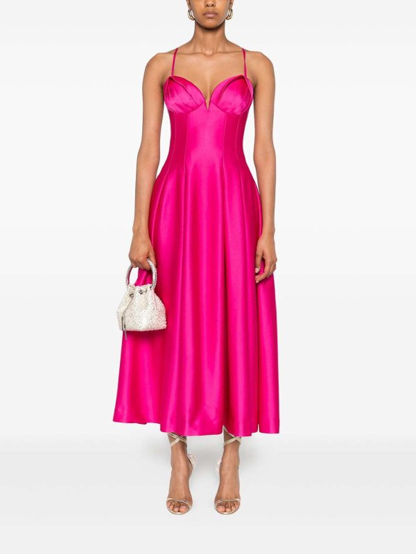 REBECCA VALLANCE: Robe longueur genou online - Robe Au Genou - Couleur Chair