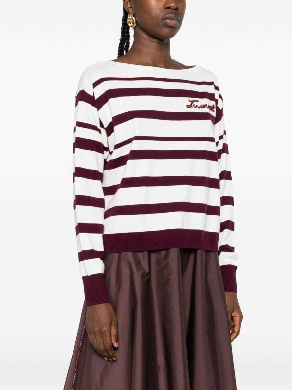 TWINSET buy online Suéter Cuello Redondo - Blanco