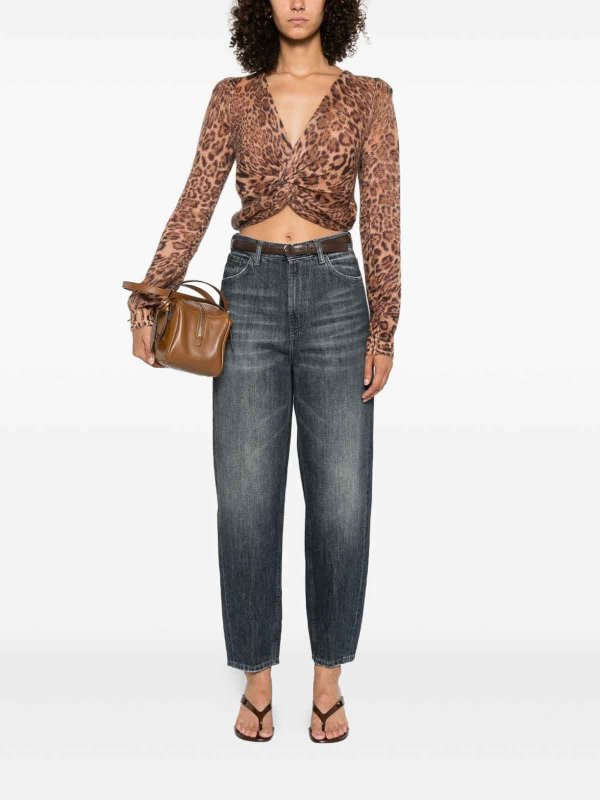 Rundhalspullover - Beige shop online: TWINSET