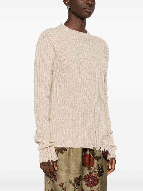 UMA WANG buy online Suéter Cuello Redondo - Beis