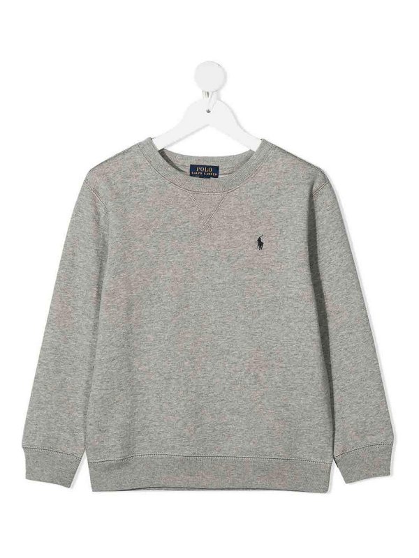 POLO RALPH LAUREN: Sudaderas y suéteres - Sudadera - Gris