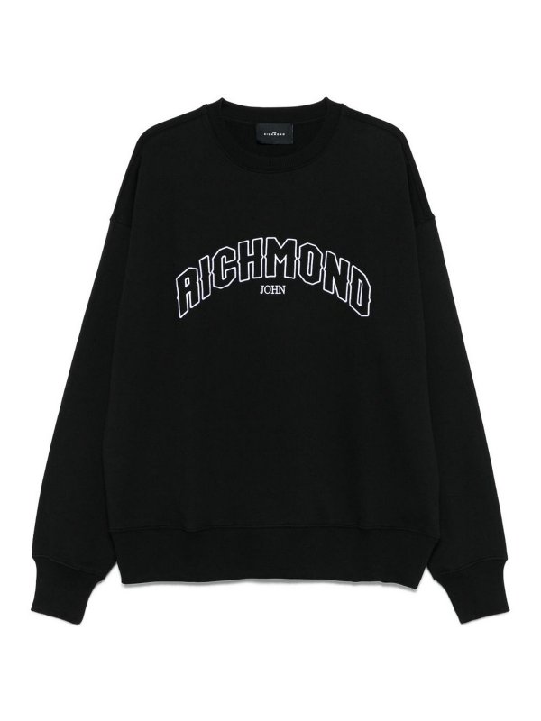 JOHN RICHMOND: Sweatshirts und Pullover - Sweatshirt - Schwarz