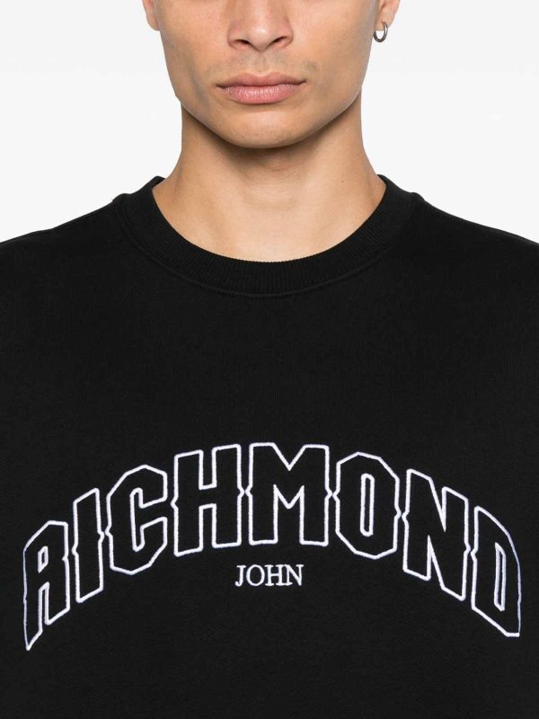 The Best Shops JOHN RICHMOND: Sweatshirts und Pullover - Sweatshirt - Schwarz