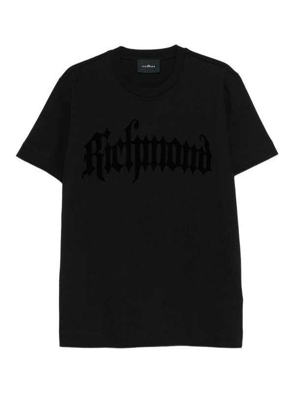 JOHN RICHMOND: Strickpullover mit Rundhalsausschnitt - Rundhalspullover - Schwarz