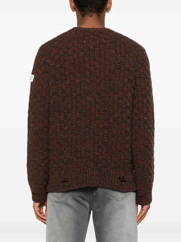 MM6 MAISON MARGIELA buy online クルーネック - ブラウン