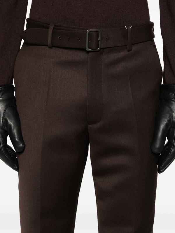 MM6 MAISON MARGIELA: Pantalons casual online - Pantalons Décontractés - Marron