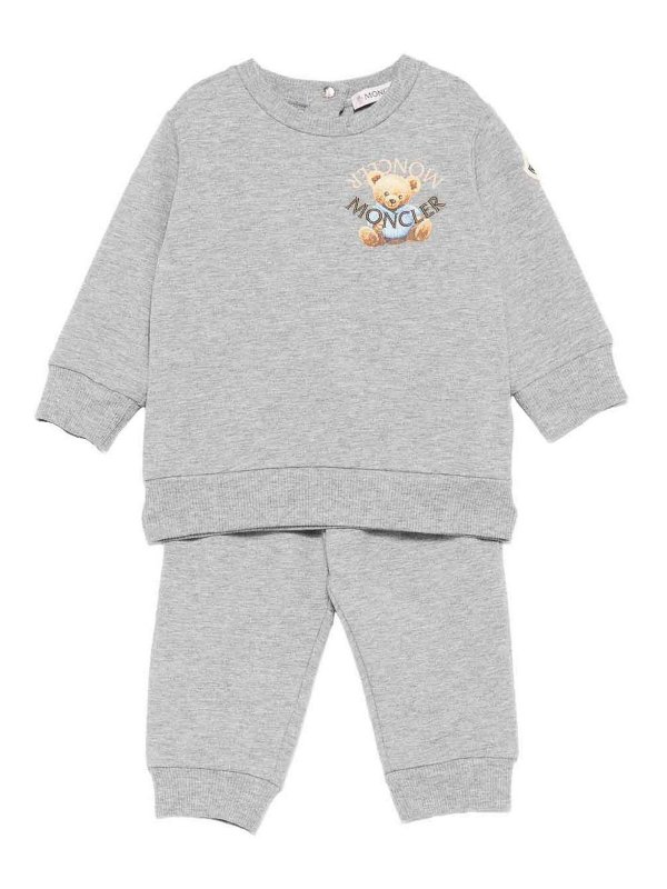 MONCLER: Jumpsuits - Jumpsuit - Grau