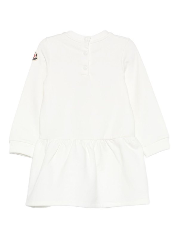 MONCLER: ニーレングスドレス online - 膝丈ドレス - 白
