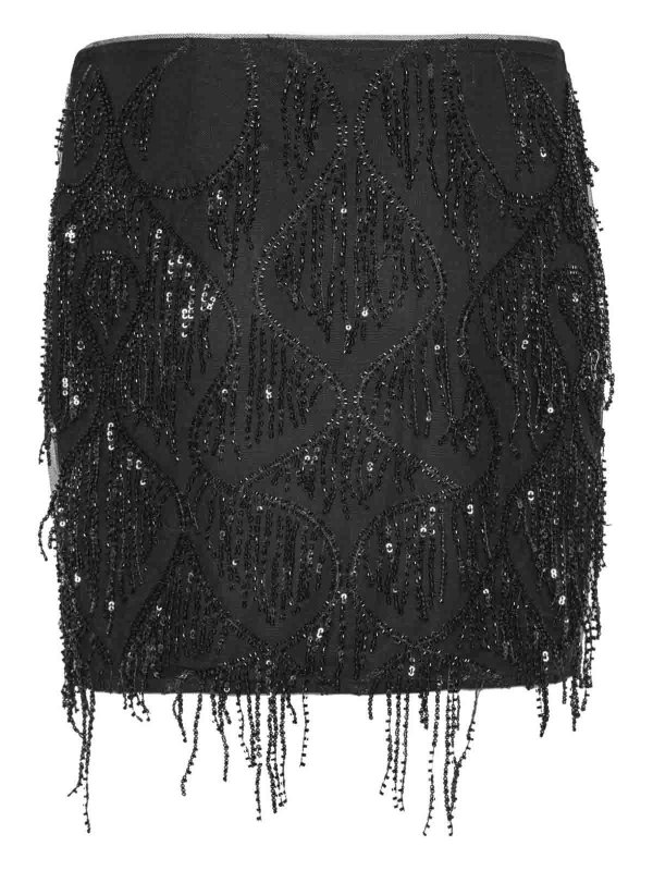 The Best Shops ROTATE Birger Christensen: Mini jupes - Mini Jupe - Noir