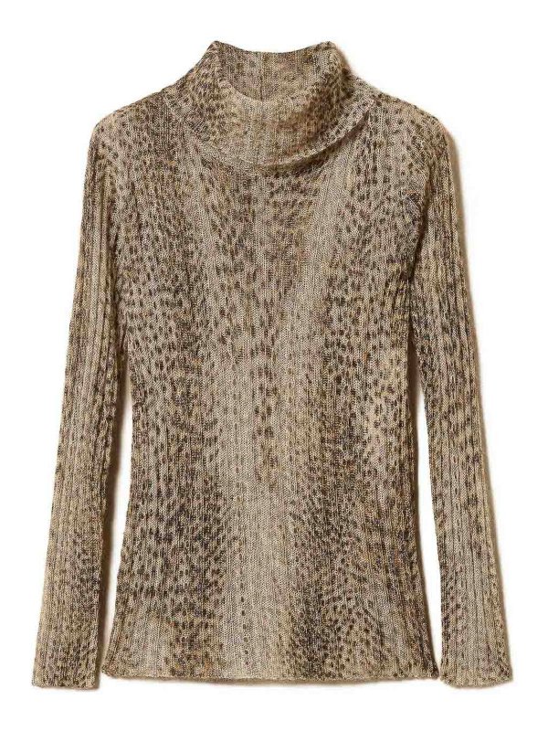 TWINSET: クルーネック - クルーネック - ブラウン