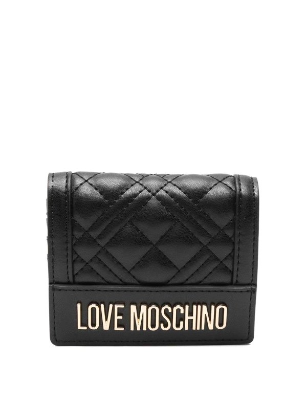 LOVE MOSCHINO: Portemonnaies und Geldbörsen - Portemonnaie - Schwarz