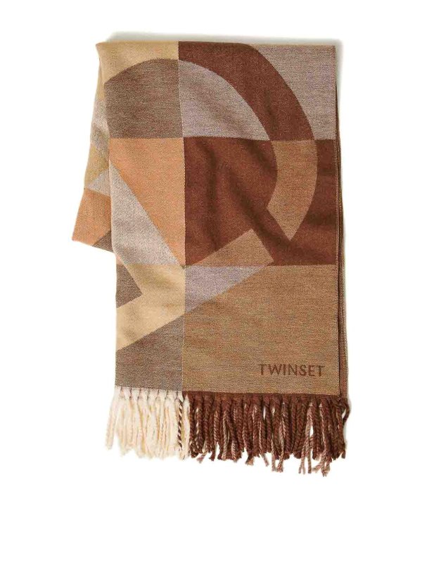 TWINSET: Schals - Schal - Grau