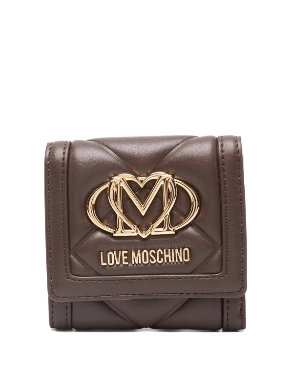 LOVE MOSCHINO: Portefeuilles - Portefeuilles - Marron