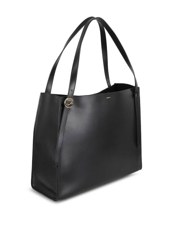 The Best Shops COPERNI: cross body bags - Black Leather  Tote Bag