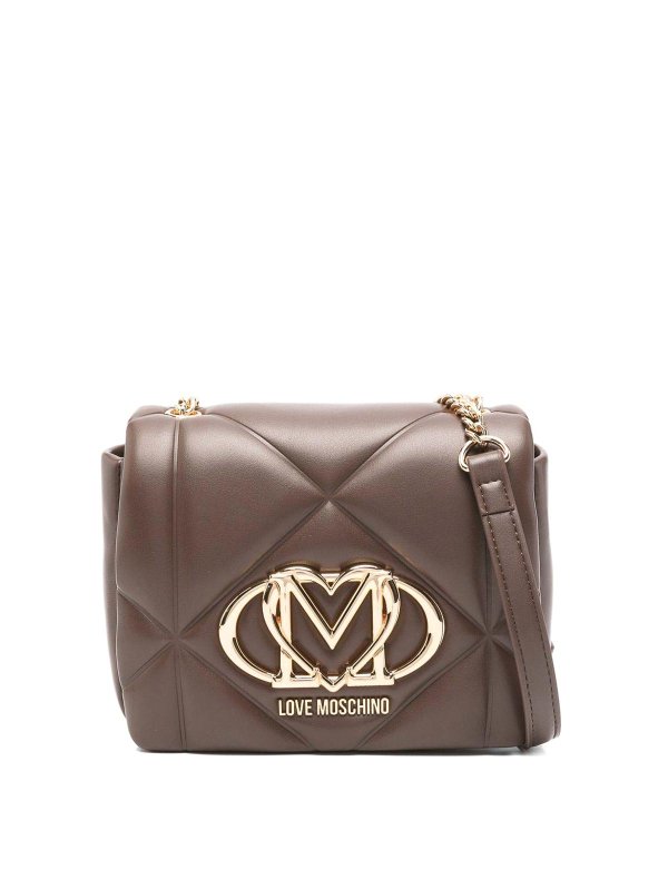 LOVE MOSCHINO: Umhängetaschen - Umhängetasche - Braun