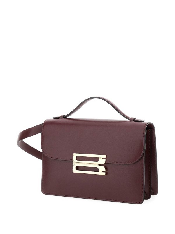 Bolsa Bandolera - Rojo Oscuro shop online: VICTORIA BECKHAM