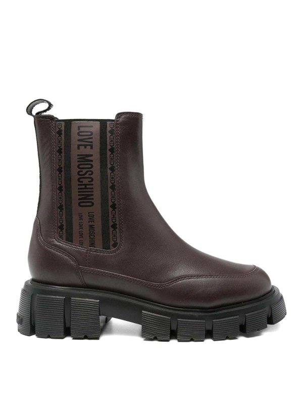 LOVE MOSCHINO: Bottes - Bottes - Marron
