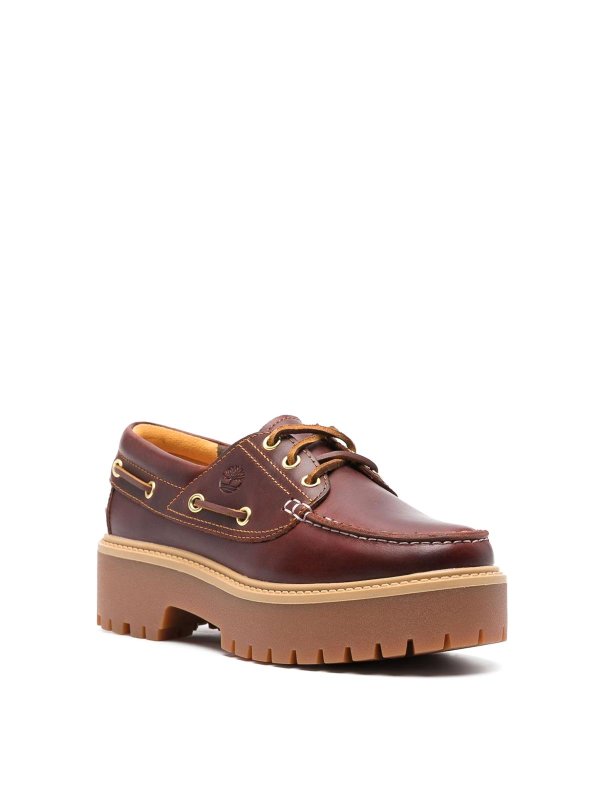 TIMBERLAND: レースアップシューズ online - 編み上げ靴 - ダークレッド