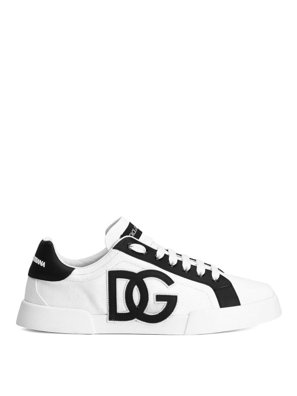 DOLCE & GABBANA: trainers - White And Black   Sneakers