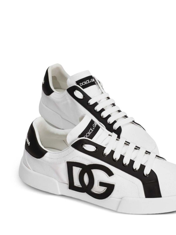 The Best Shops DOLCE & GABBANA: trainers - White And Black   Sneakers