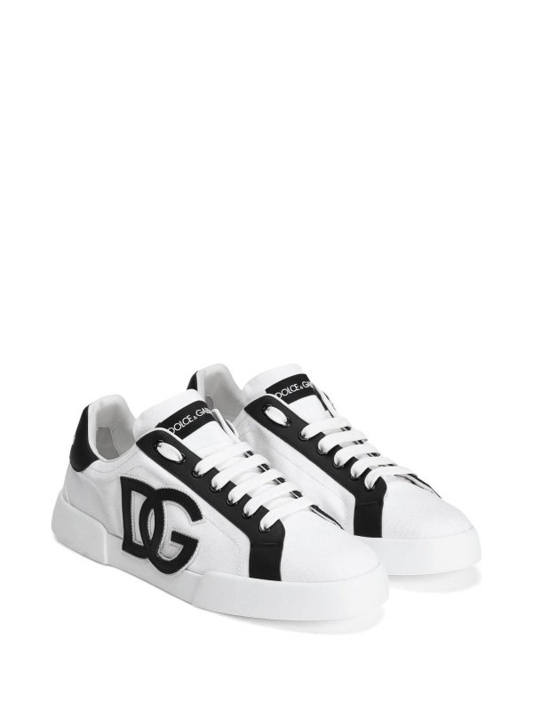 White And Black   Sneakers shop online: DOLCE & GABBANA