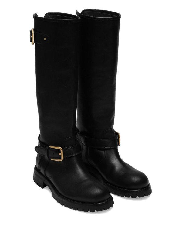 DOLCE & GABBANA: boots online - Calfskin Biker Boots