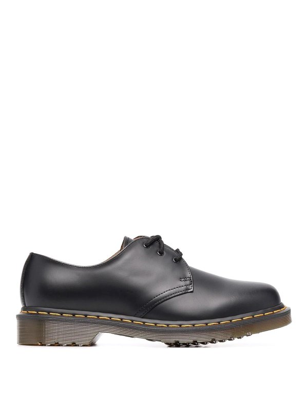DR. MARTENS: lace-ups shoes - Black Leather Lace Up Shoes