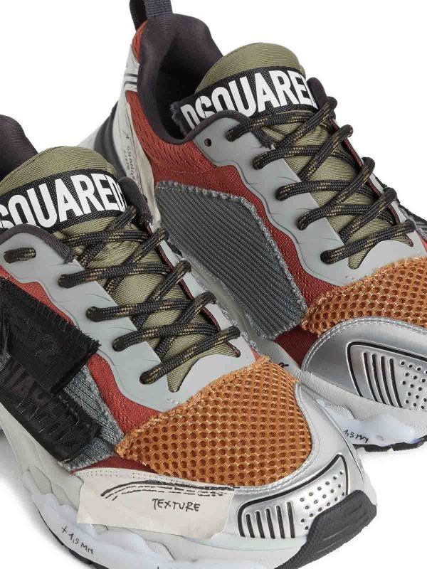 DSQUARED2: sneakers online - Sneaker con patch logo