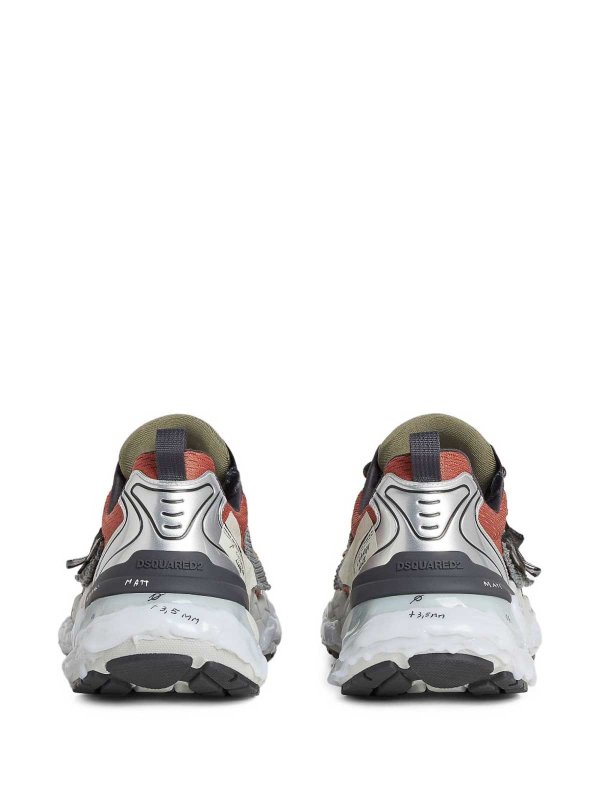 Sneaker con patch logo shop online: DSQUARED2