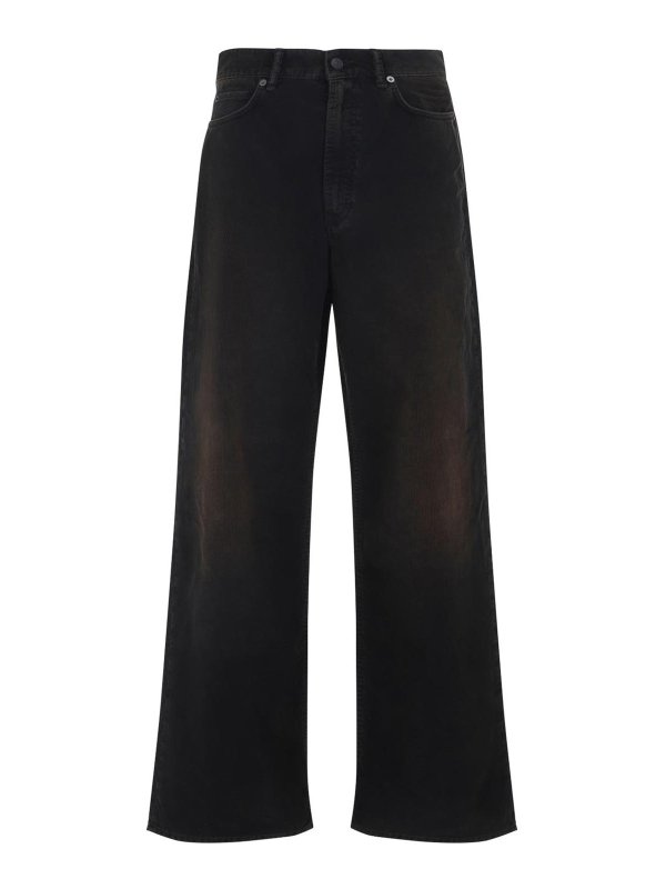 Acne Studios: Pantalones casual - Pantalón Casual - Negro