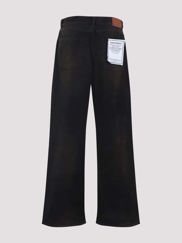 Acne Studios: Pantalones casual online - Pantalón Casual - Negro