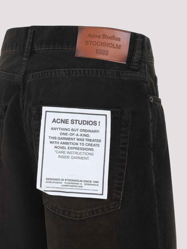 The Best Shops Acne Studios: Pantalones casual - Pantalón Casual - Negro